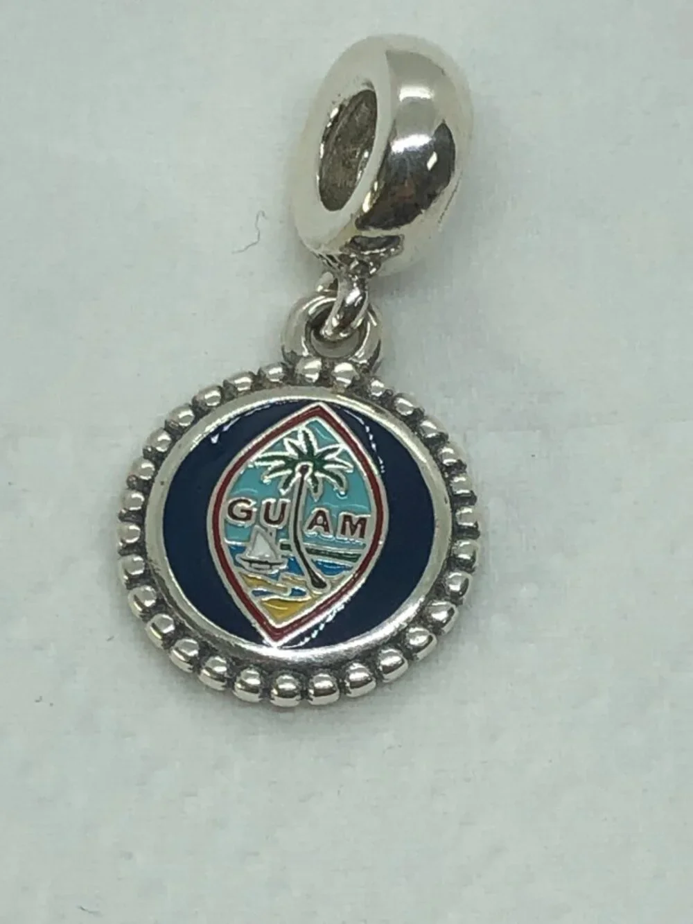 ✨ ✨PANDORA Island Of Guam Exclusive Flag Dangle Charm